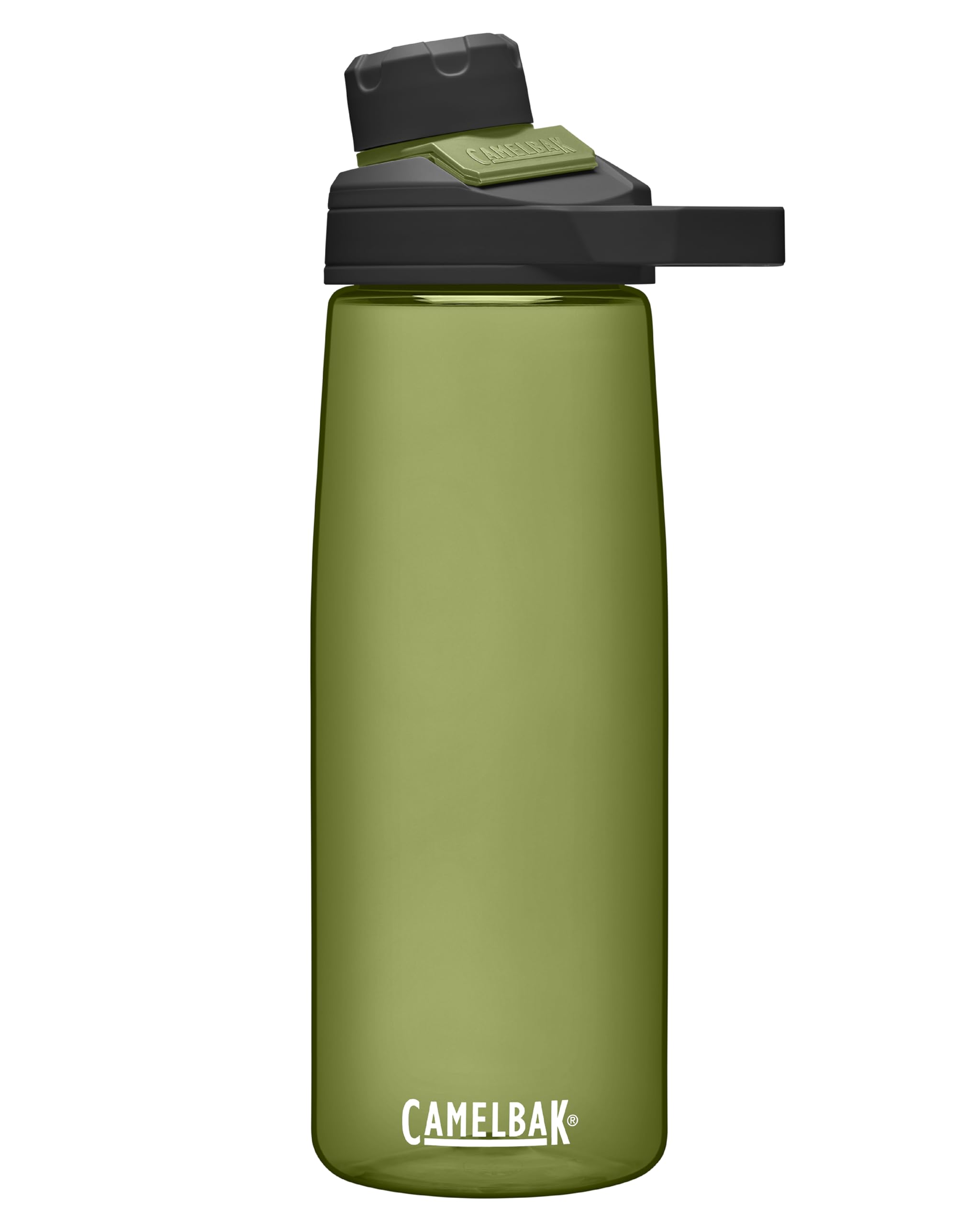 camelBak chute Mag BPA Free Water Bottle with Tritan Renew - Magnetic cap Stows While Drinking  25oz  Olive